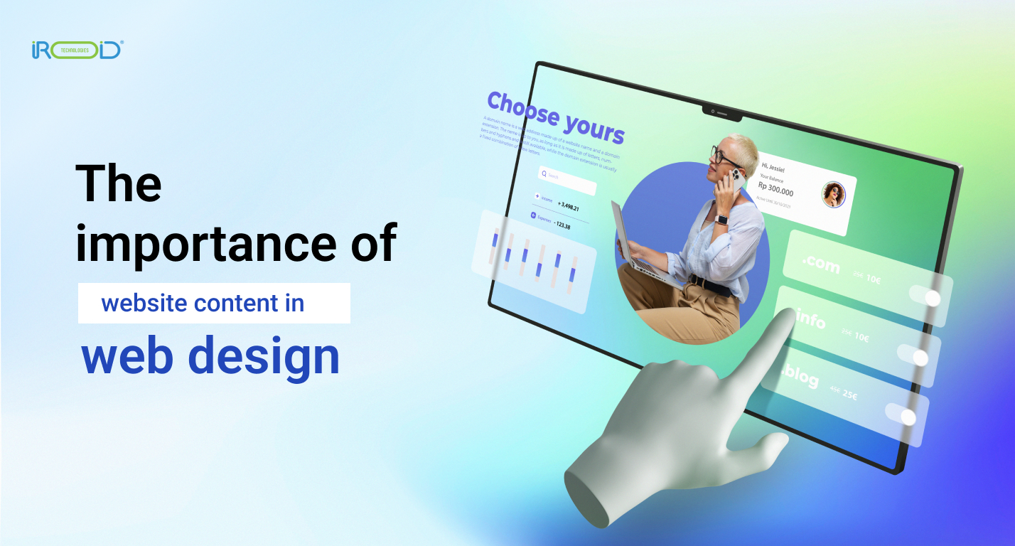 The importance of website content in web design